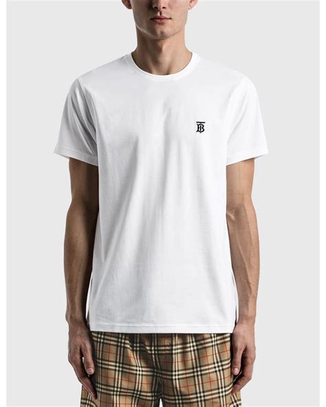 burberry monogram b tshirt white|Burberry.